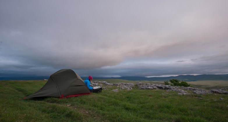 Camping at the Little Asby Hawthorn