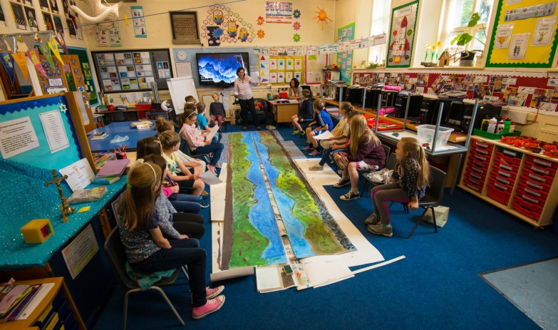 Working on the poem in school