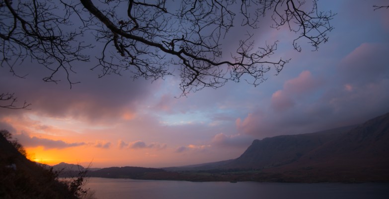 Sunset on the flanks of the fells