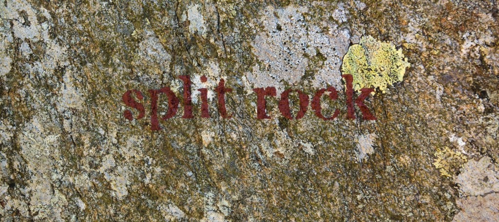 'split rock' stencil