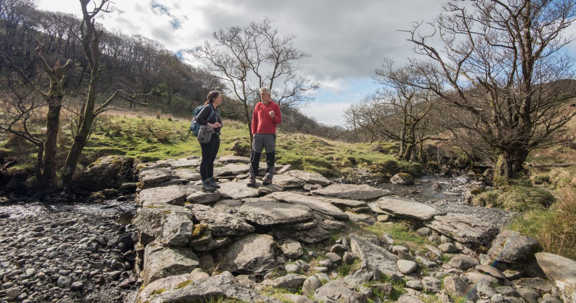 At the Clapper Bridge in Troutbeck Valley