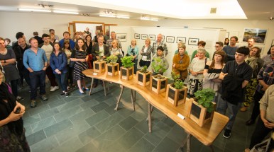 Launch of the exhibition.