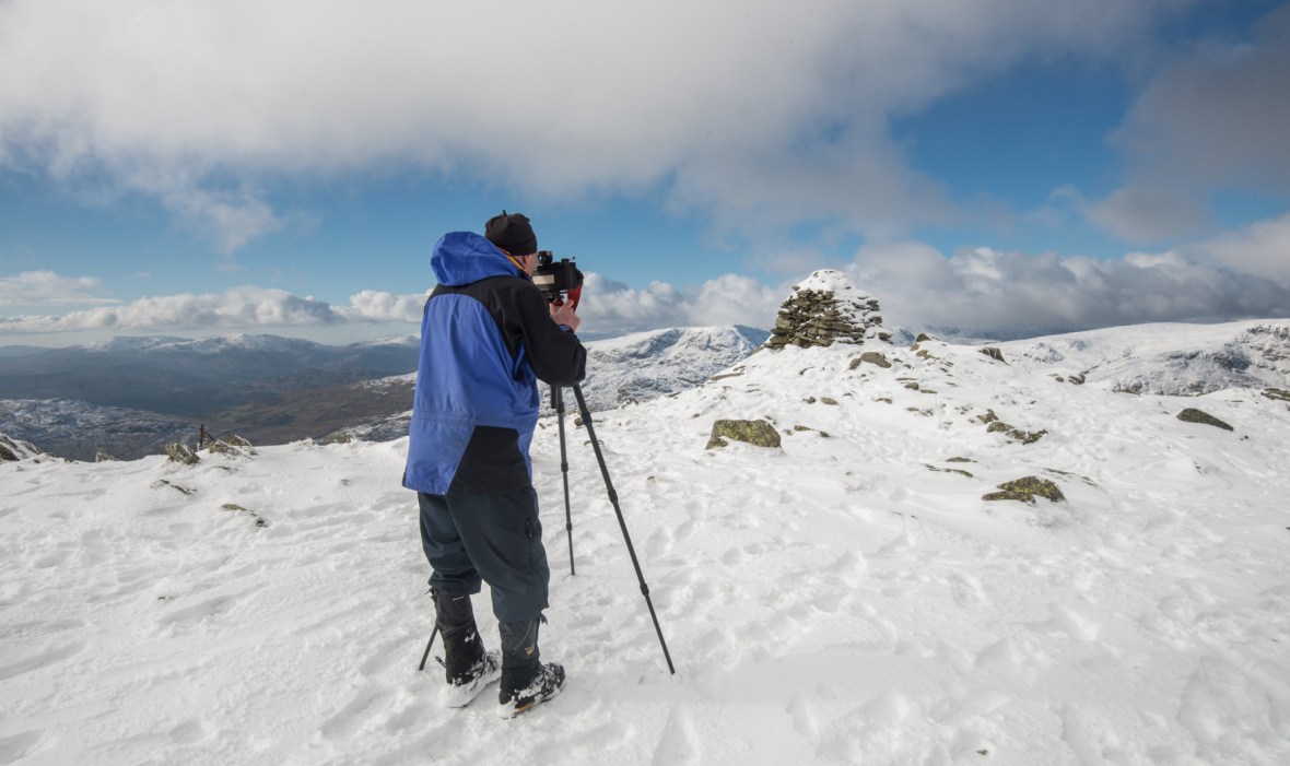 Rob making some real film monochrome images on his Linhof 6x17 panoramic camera.