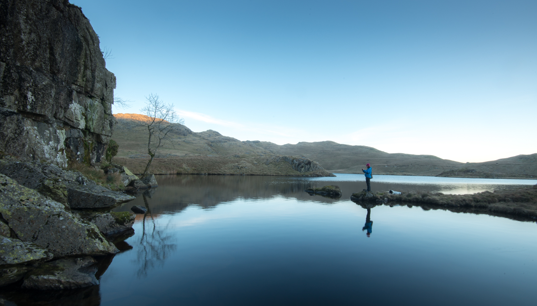 February morning, Angle Tarn, Cumbria